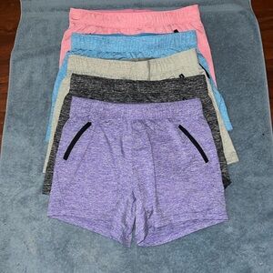 Liberty Pro XS set of 5” athletic shorts with zipper pockets. NWT